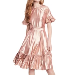 Rachel Parcell metallic swing dress